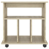 Rollcontainer Sonoma Eiche Gagriel 60x45x60cm (Spanplatte)