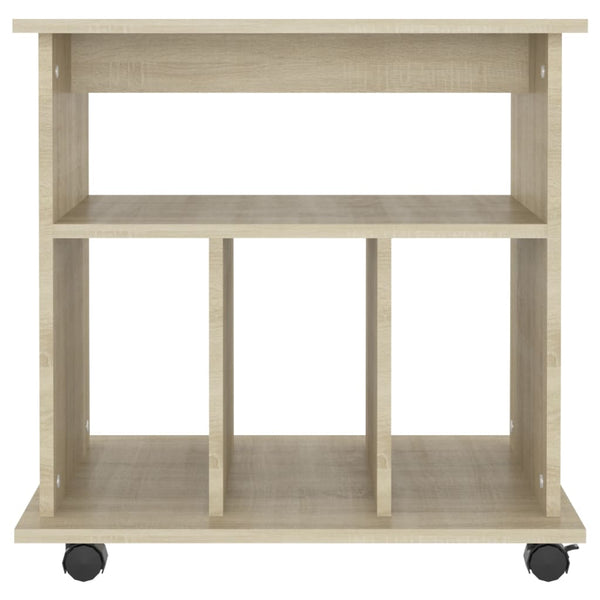 Rollcontainer Sonoma Eiche Gagriel 60x45x60cm (Spanplatte)