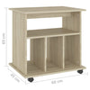 Rollcontainer Sonoma Eiche Gagriel 60x45x60cm (Spanplatte)