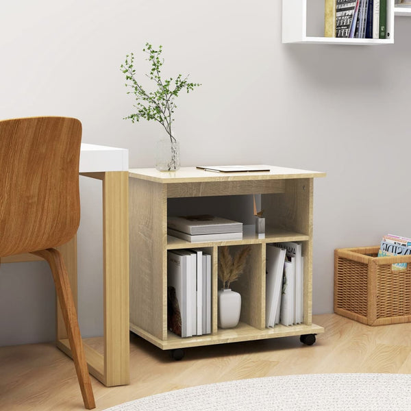 Rollcontainer Sonoma Eiche Gagriel 60x45x60cm (Spanplatte)