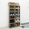Sonoma-Eiche Schuhschränke Abdeltattah 27,5x27x102cm (2 St.)