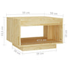 Couchtisch Caidar 50x50x33,5cm (Kiefer)