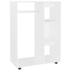 Weißer Kleiderschrank Mouhammad 80x40x110cm (Holz)