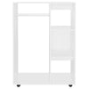 Weißer Kleiderschrank Mouhammad 80x40x110cm (Holz)