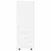 Weißer Kleiderschrank Mouhammad 80x40x110cm (Holz)