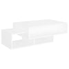 Weißer Couchtisch Invest 105x55x32cm (Holz)