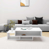 Weißer Couchtisch Invest 105x55x32cm (Holz)