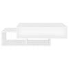 Weißer Couchtisch Invest 105x55x32cm (Holz)