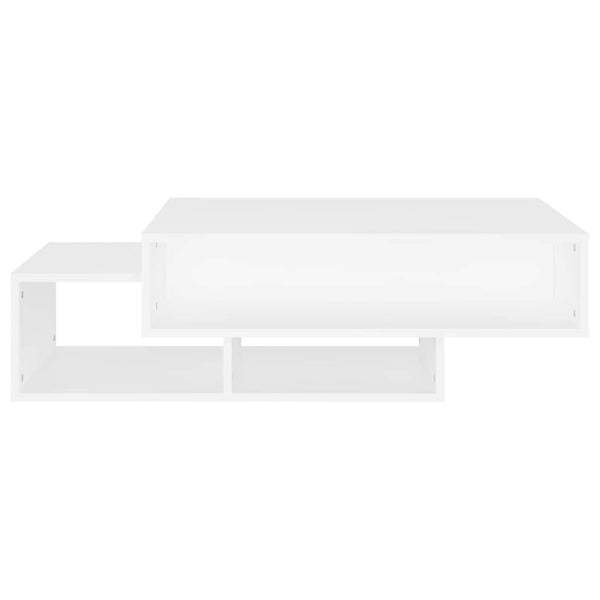 Weißer Couchtisch Invest 105x55x32cm (Holz)