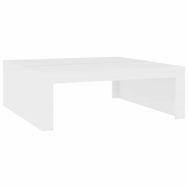 Couchtisch Vecentiu weiß 100x100x35cm (Spanplatte)