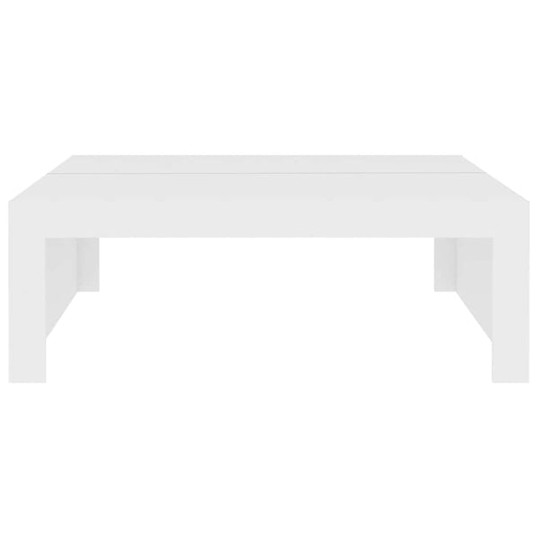 Couchtisch Vecentiu weiß 100x100x35cm (Spanplatte)