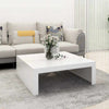 Couchtisch Vecentiu weiß 100x100x35cm (Spanplatte)