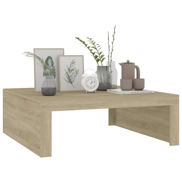 Sonoma Eiche Couchtisch Vecentiu 100x100x35cm (Spanplatte)