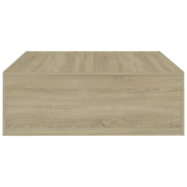 Sonoma Eiche Couchtisch Vecentiu 100x100x35cm (Spanplatte)