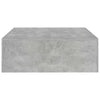 Couchtisch Vecentiu in Betongrau 100x100x35cm (Spanplatte)