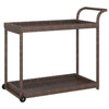 Barwagen Ezer 100x45x83cm, braun (Polyrattan)