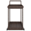 Barwagen Ezer 100x45x83cm, braun (Polyrattan)
