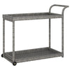 Grauer Barwagen Ezer 100x45x83cm (Polyrattan)