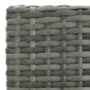 Graue Barhocker mit Sitzkissen Shunmin (4 Stk. Polyrattan)