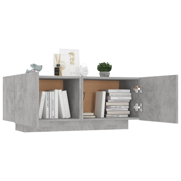 Nachttisch Ciocodei 100x35x40cm betongrau (Holz)