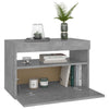 Nachttisch aus Beton Moncilo mit LED-Beleuchtung 60x35x40cm (2 St.)