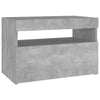 Nachttisch aus Beton Moncilo mit LED-Beleuchtung 60x35x40cm (2 St.)