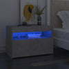 Nachttisch aus Beton Moncilo mit LED-Beleuchtung 60x35x40cm (2 St.)