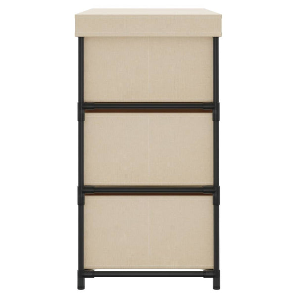 Rahm-Aufbewahrungsschrank Szmolka 55x29x55cm (mit 6 Schubladen aus Stahl)