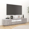 TV-Unterschrank Betonoptik mit LED-Beleuchtung Vernil 180x35x40cm