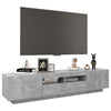 TV-Unterschrank Betonoptik mit LED-Beleuchtung Vernil 180x35x40cm