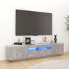 TV-Unterschrank Betonoptik mit LED-Beleuchtung Vernil 180x35x40cm