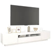 Valkoinen tv-taso led-valoilla Cipria 200x35x40cm