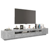 TV-Lowboard aus Beton-Grau mit LED-Beleuchtung Tanvuia 260x35x40cm