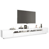 Valkoinen tv-taso led-valoilla Zaniyah 300x35x40cm