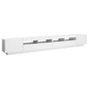 Valkoinen tv-taso led-valoilla Zaniyah 300x35x40cm