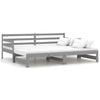 Graues ausziehbares Tagesbett Badilica 90x200cm (Kiefer 2x)