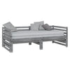 Graues Tagesbett ausziehbar Vinesiu 90x200cm (Kiefer 2x)