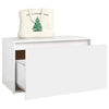 Weiße Flurbank Sextilia 80x40x45cm (Holz)
