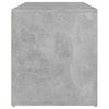 Betoninharmaa eteisen penkki Sextilia 80x40x45cm (puinen)