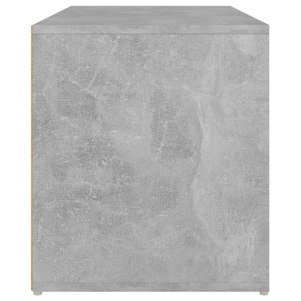 Betoninharmaa eteisen penkki Sextilia 80x40x45cm (puinen)