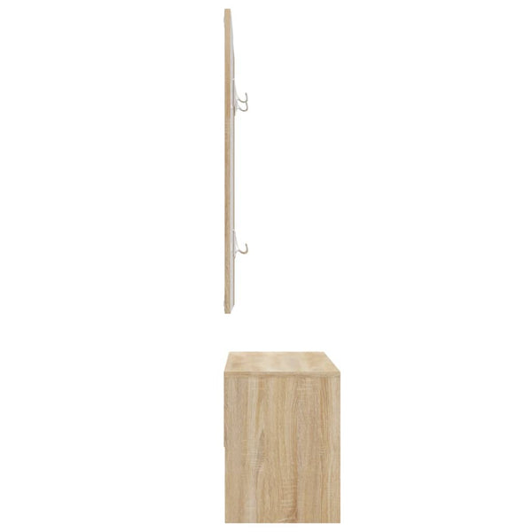 Dielenmöbel-Set Sofie (Sonoma-Eiche Holz)