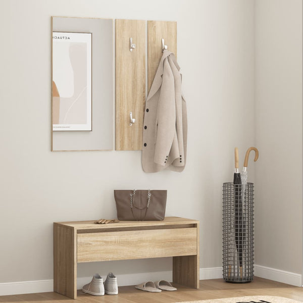 Dielenmöbel-Set Sofie (Sonoma-Eiche Holz)