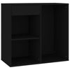Schwarzer Kosmetikschrank Scarlet 80x40x75cm (Holz)