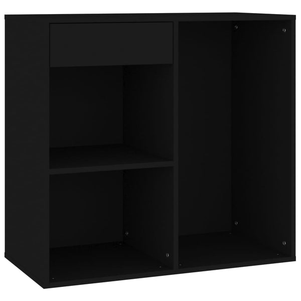 Schwarzer Kosmetikschrank Scarlet 80x40x75cm (Holz)