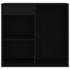 Schwarzer Kosmetikschrank Scarlet 80x40x75cm (Holz)