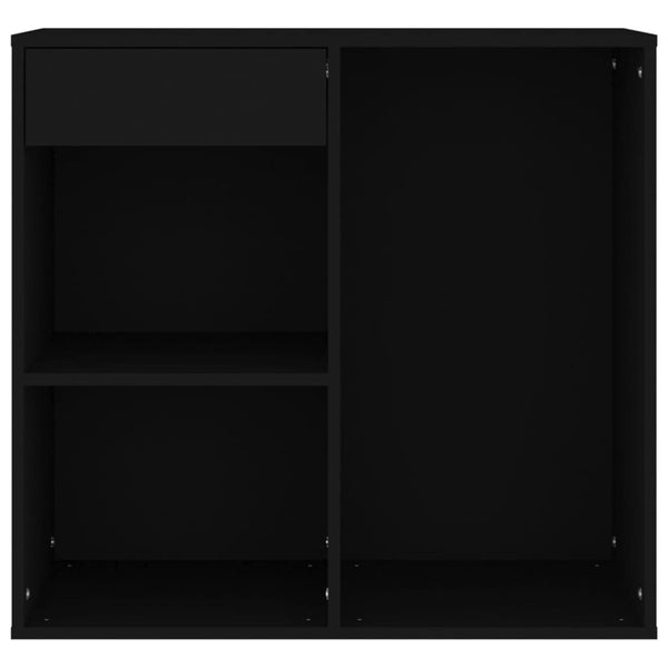 Schwarzer Kosmetikschrank Scarlet 80x40x75cm (Holz)