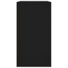 Schwarzer Kosmetikschrank Scarlet 80x40x75cm (Holz)