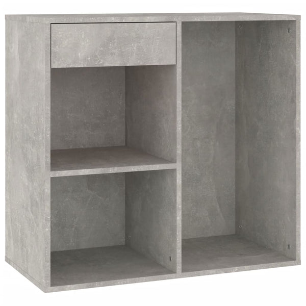 Kosmetikschrank Scarlet, grau, 80x40x75cm (Holz)