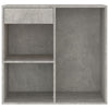 Kosmetikschrank Scarlet, grau, 80x40x75cm (Holz)