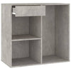 Kosmetikschrank Scarlet, grau, 80x40x75cm (Holz)